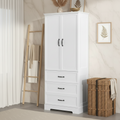 Meuble-lavabo blanc de grande capacité pour salle de bain
