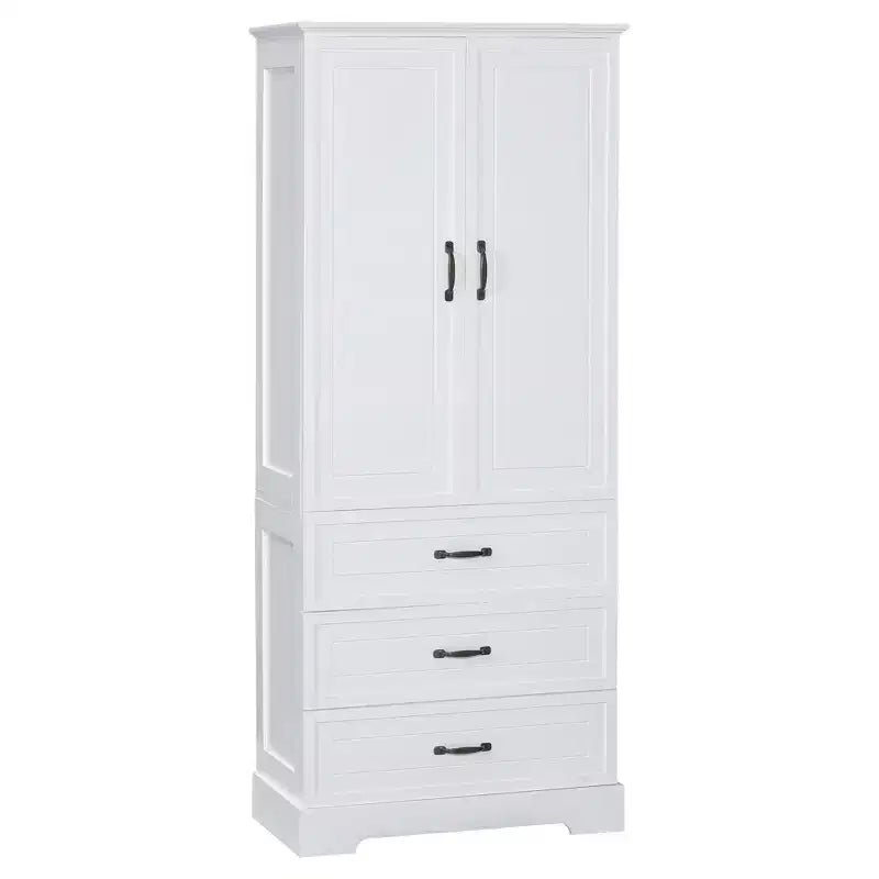 Meuble-lavabo blanc de grande capacité pour salle de bain