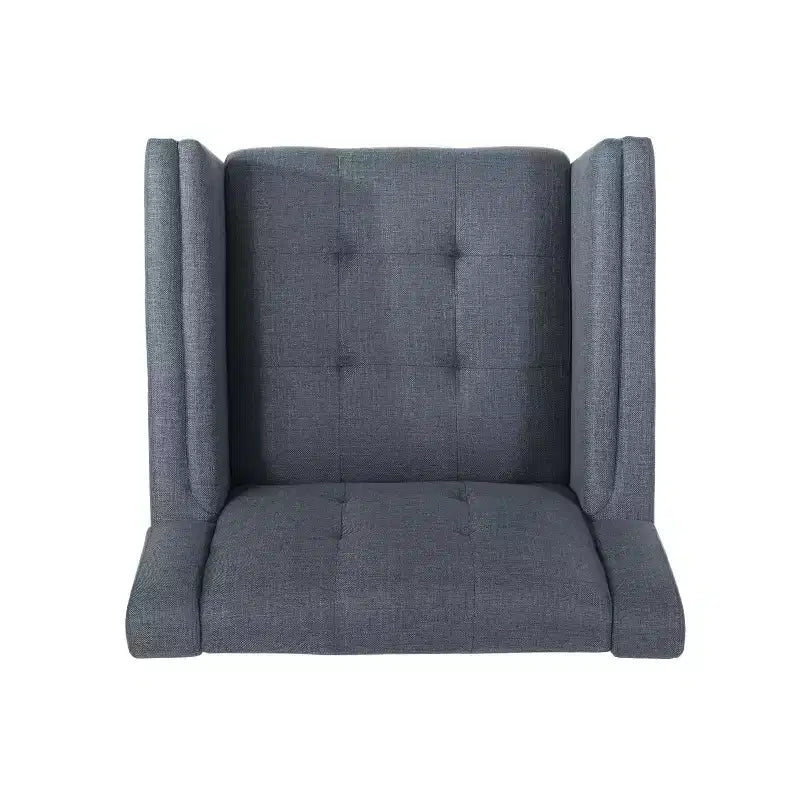 Fauteuil club capitonné moderne de style médiéval