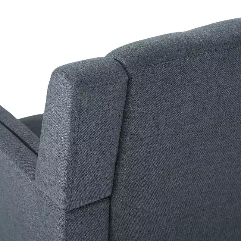 Fauteuil club capitonné moderne de style médiéval