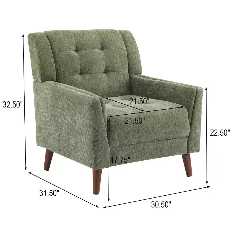 Fauteuil club capitonné moderne de style médiéval