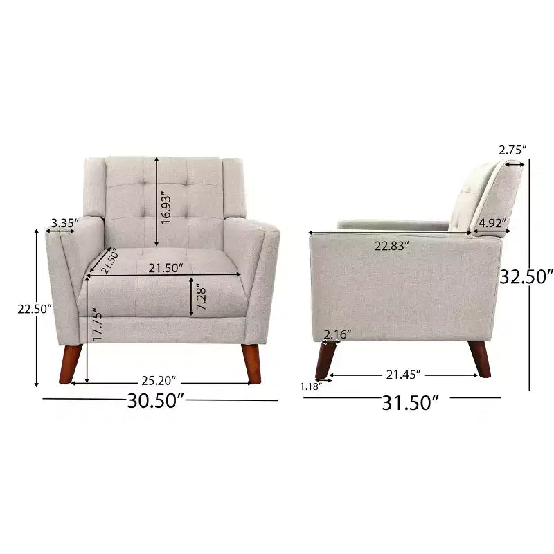 Fauteuil club capitonné moderne de style médiéval