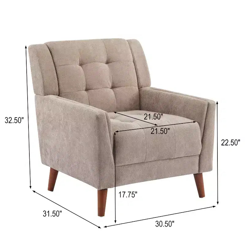 Fauteuil club capitonné moderne de style médiéval