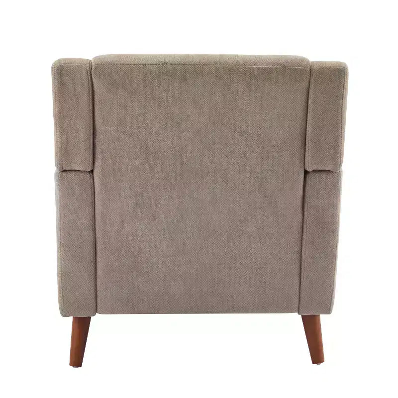 Fauteuil club capitonné moderne de style médiéval