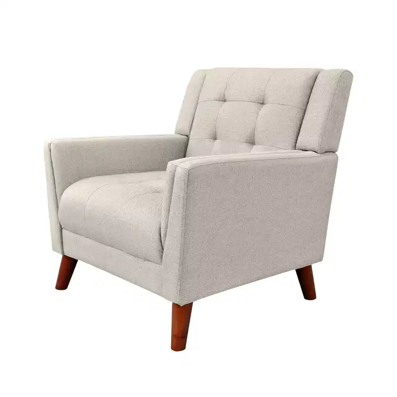 Fauteuil club capitonné moderne de style médiéval