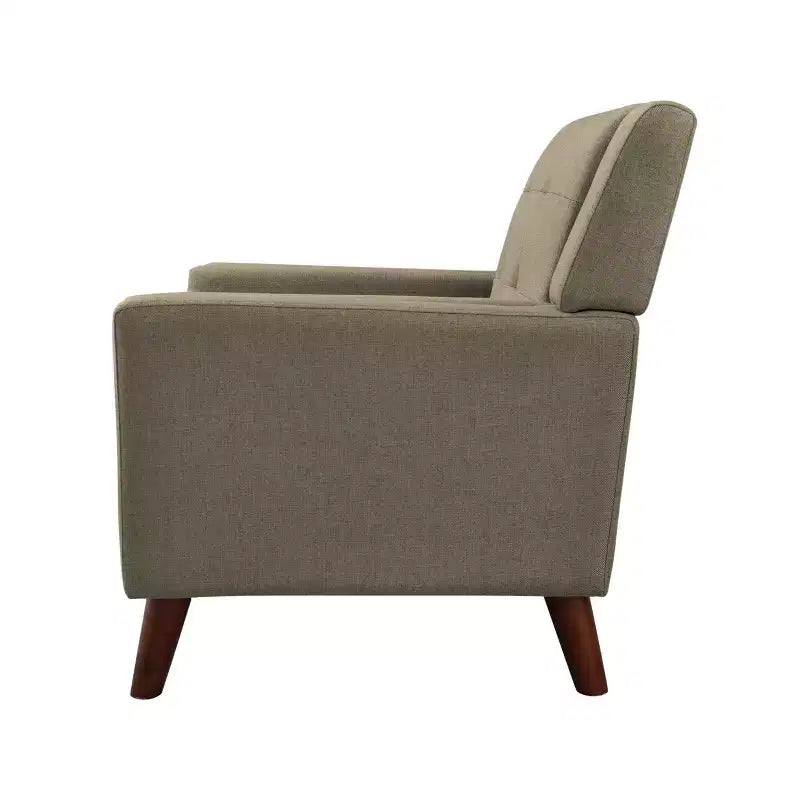 Fauteuil club capitonné moderne de style médiéval