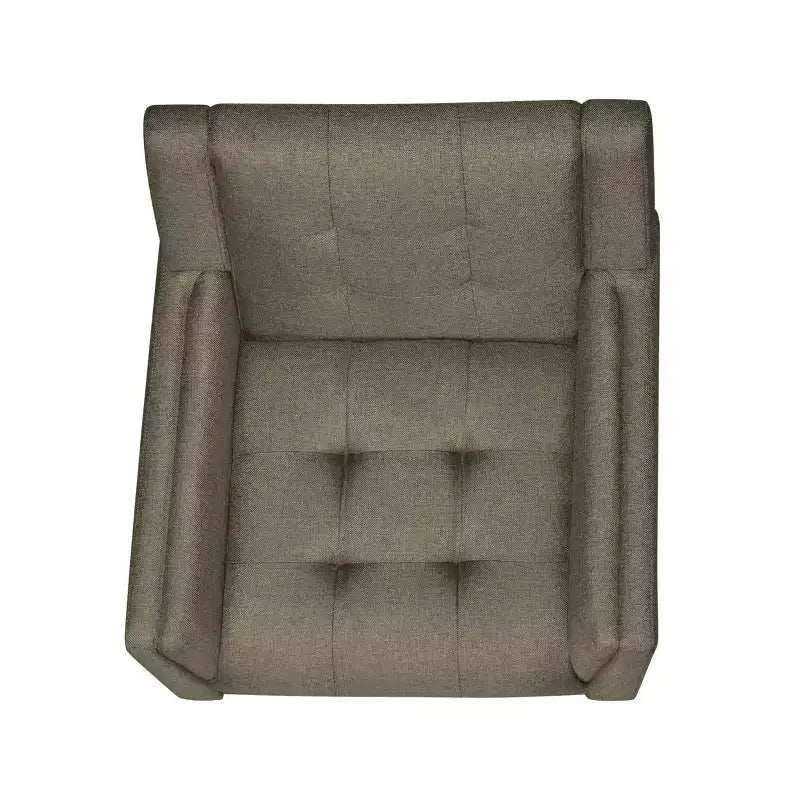 Fauteuil club capitonné moderne de style médiéval