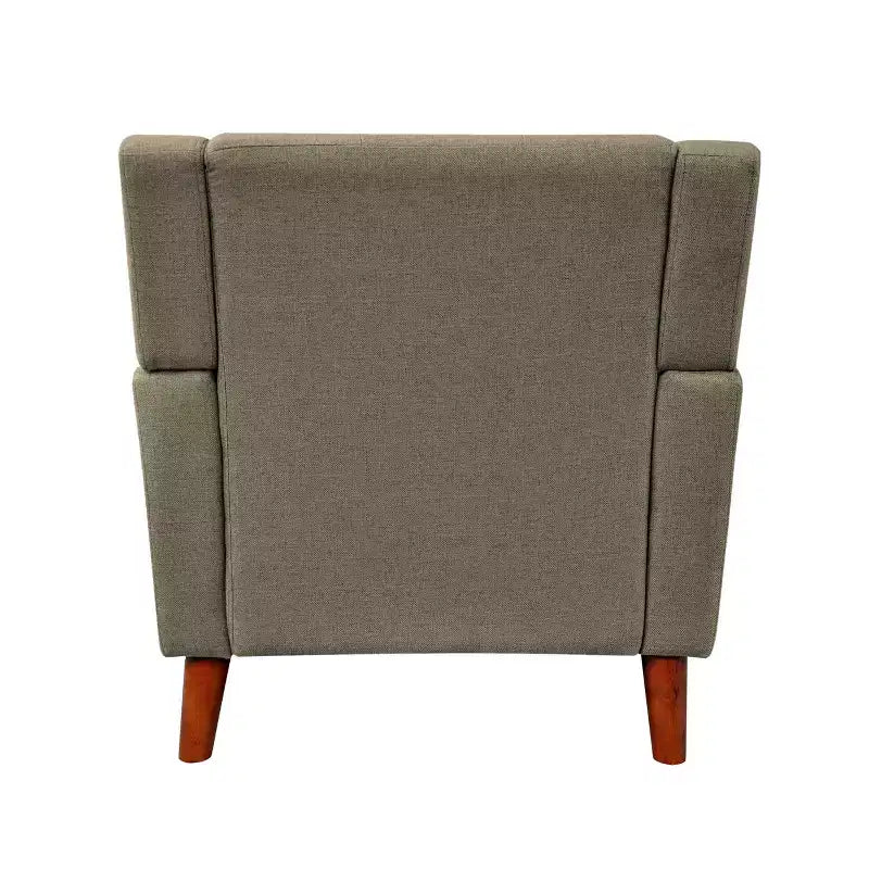 Fauteuil club capitonné moderne de style médiéval