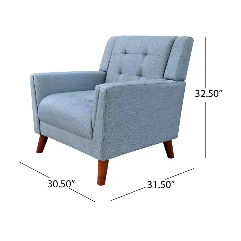 Fauteuil club capitonné moderne de style médiéval