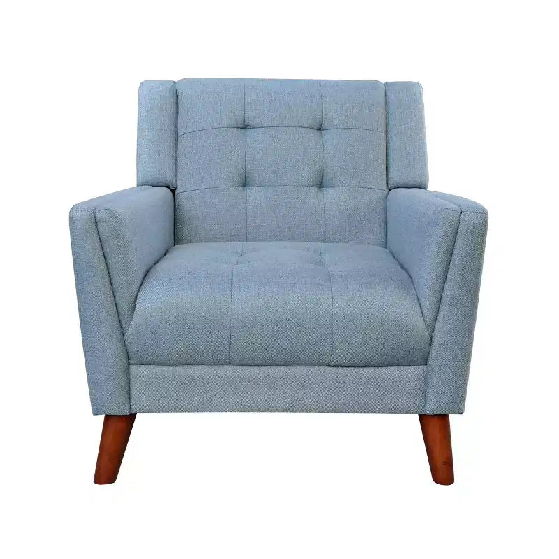 Fauteuil club capitonné moderne de style médiéval