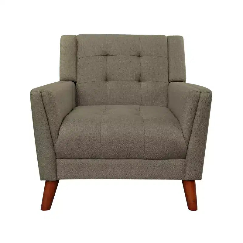 Fauteuil club capitonné moderne de style médiéval