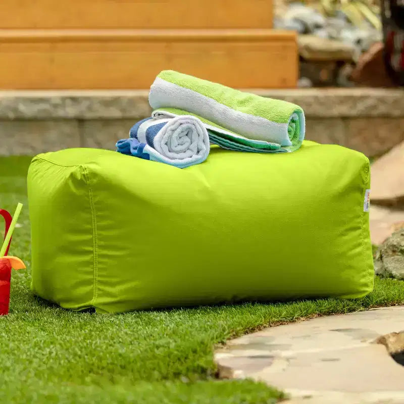 Repose-pieds pouf d'extérieur