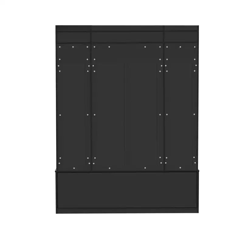 Porte-manteau d'entrée avec banc à chaussures