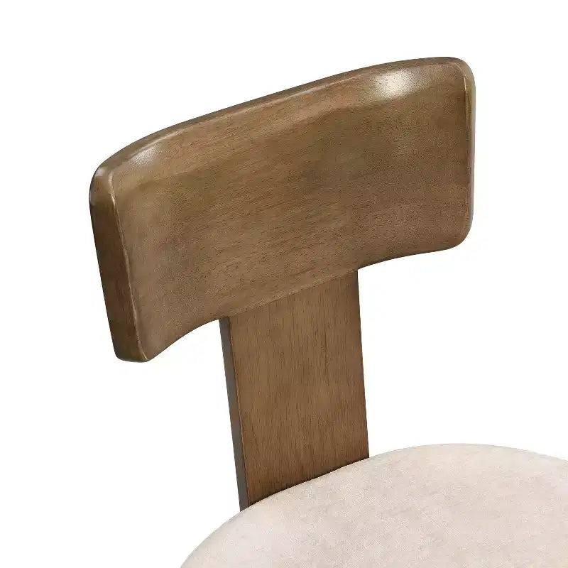Chaise de salle à manger rembourrée de style moderne