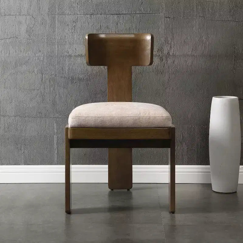 Chaise de salle à manger rembourrée de style moderne