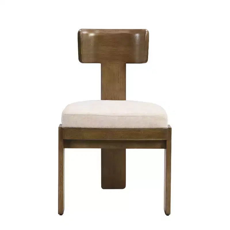 Chaise de salle à manger rembourrée de style moderne