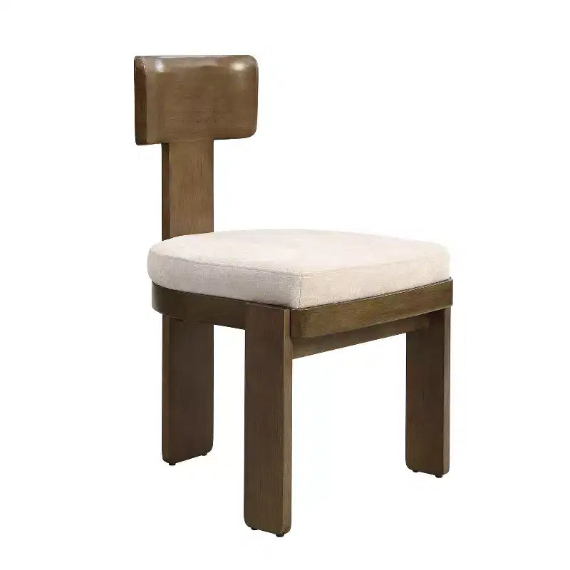 Chaise de salle à manger rembourrée de style moderne