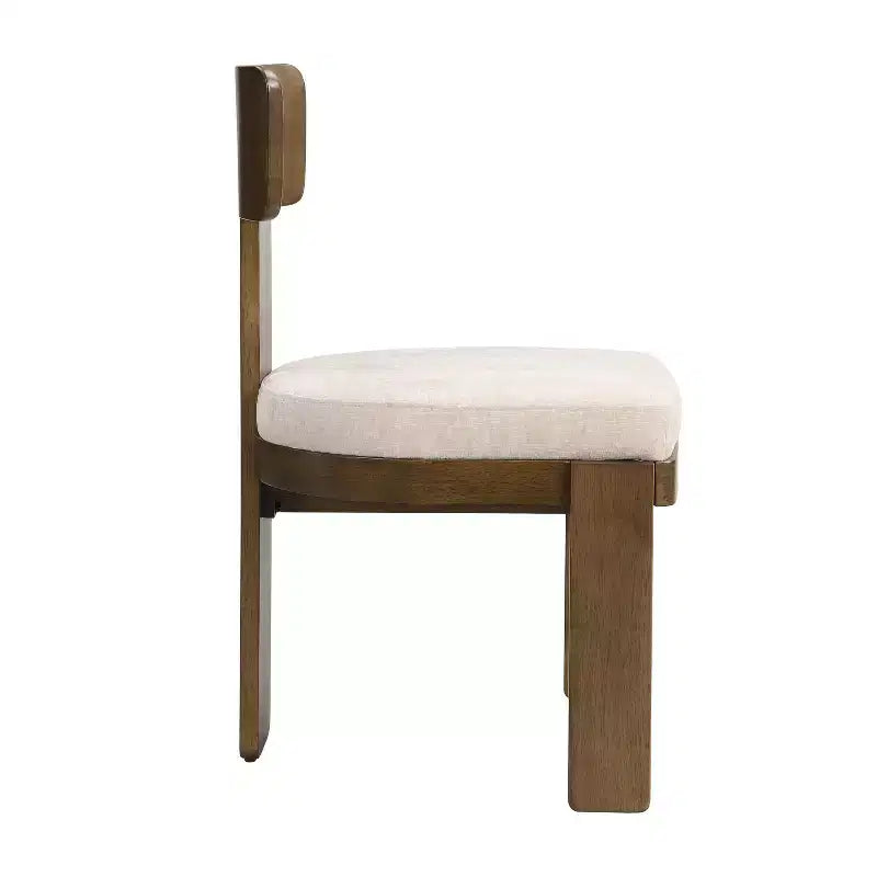 Chaise de salle à manger rembourrée de style moderne