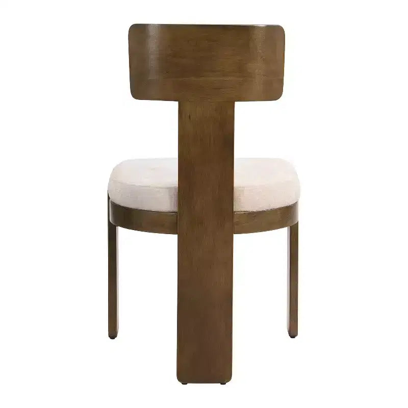 Chaise de salle à manger rembourrée de style moderne