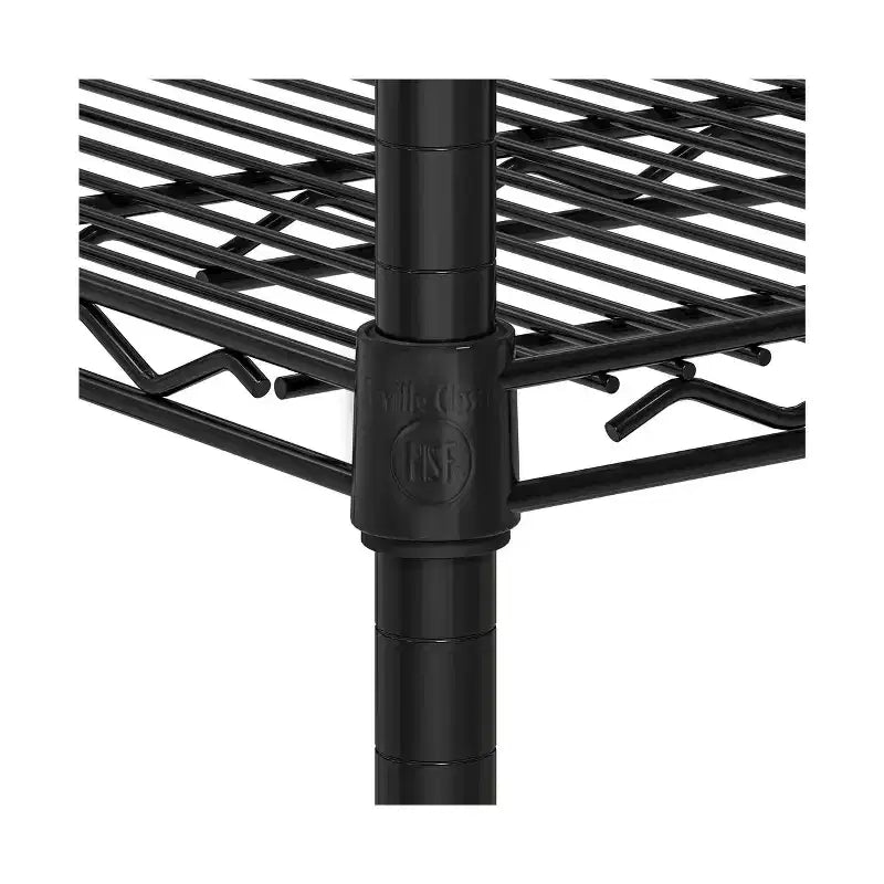 Étagère de rangement de garage en fil métallique ultra-robuste à 5 niveaux certifiée NSF
