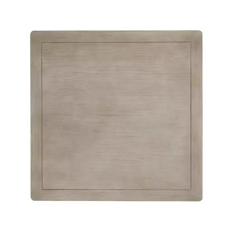 Table basse carrée moderne à double plateau pour usage intérieur