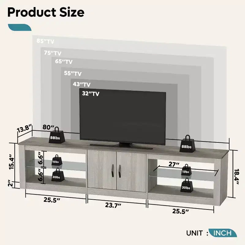 Meuble TV LED