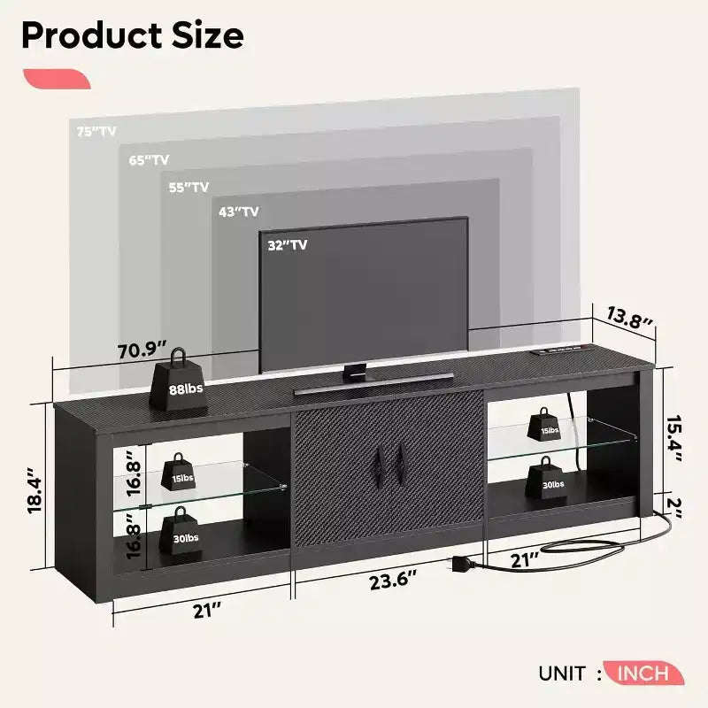 Meuble TV LED