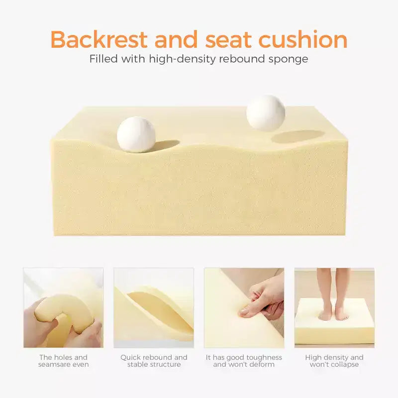 Canapé moderne en cuir véritable huilé ciré