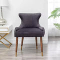 Chaise décorative en velours de style moderne