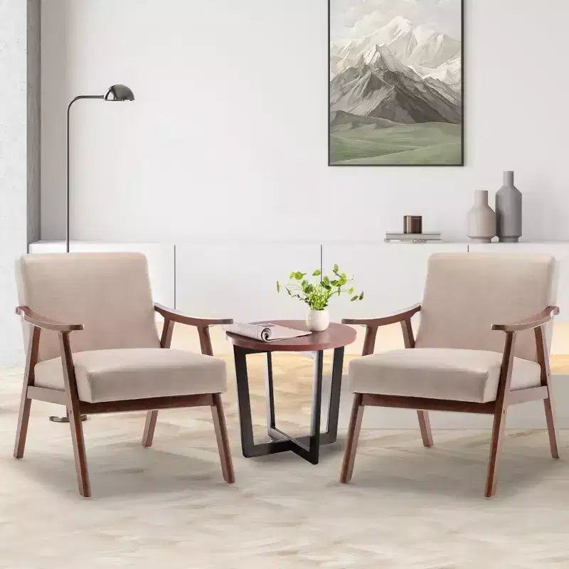 Fauteuil à oreilles moderne de style médiéval