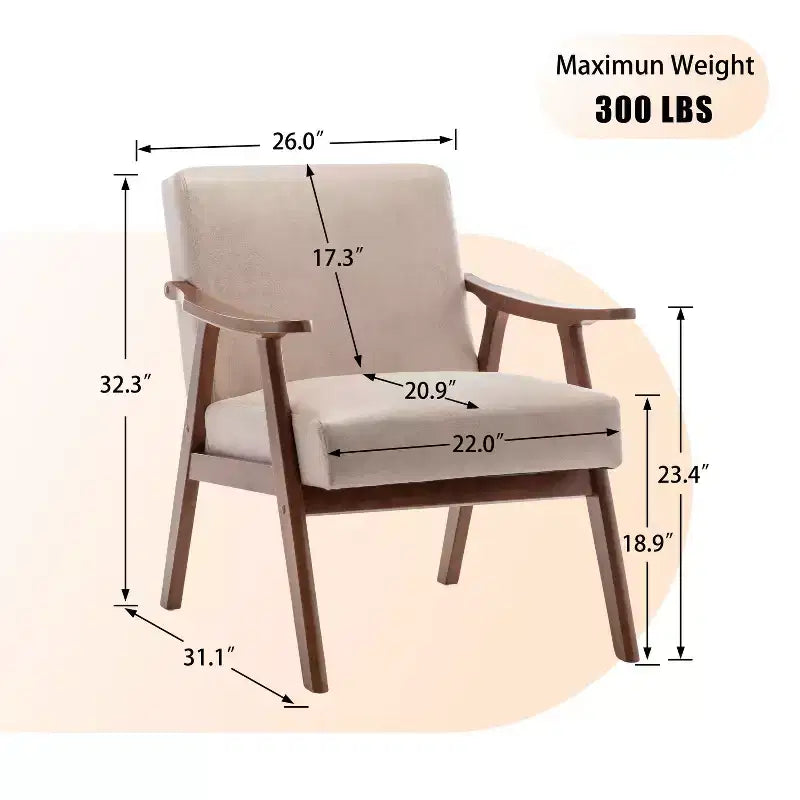Fauteuil à oreilles moderne de style médiéval