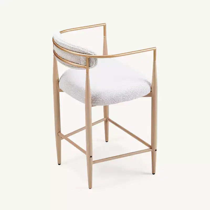 Deux lots de chaises de salle à manger en tissu