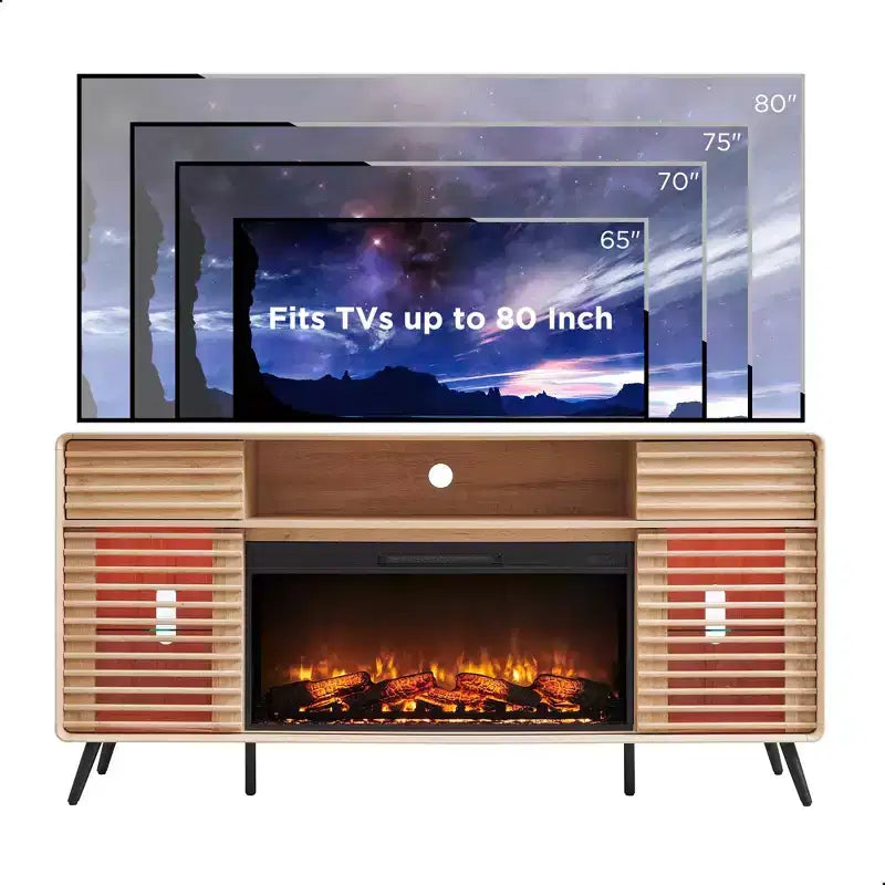 Meuble TV cheminée