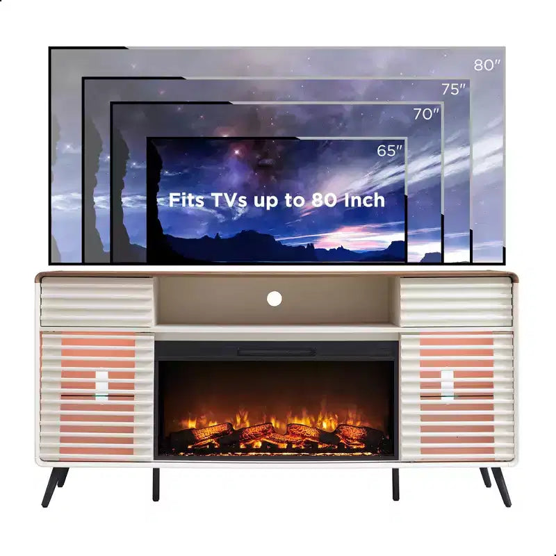 Meuble TV cheminée