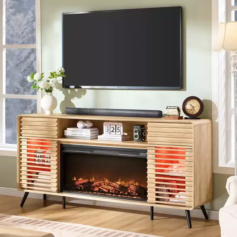 Meuble TV cheminée