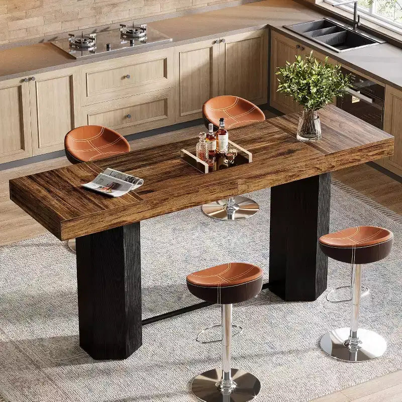 Table de bar extra longue