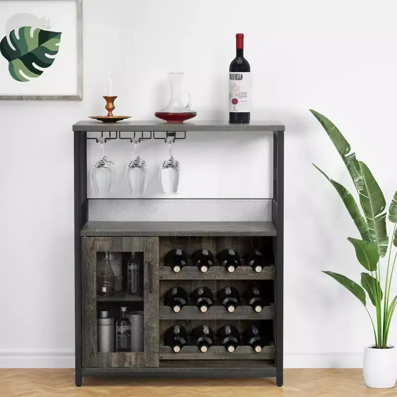 Cave à vin, armoire de rangement réglable et amovible