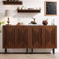 Meuble de rangement vintage en noyer