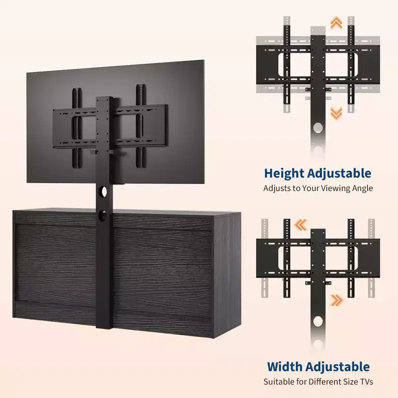Coiffeuse et meuble TV - fixés au mur