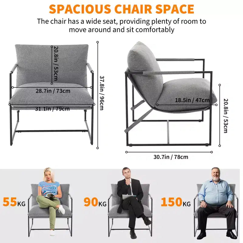 Chaise longue capitonnée