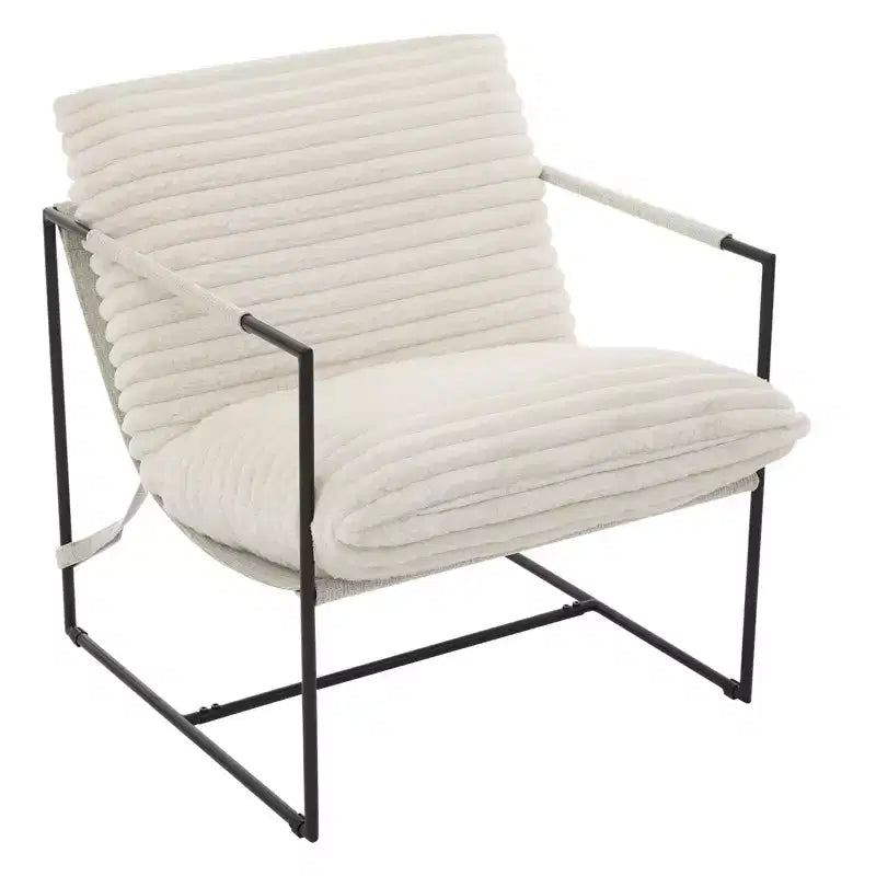 Chaise longue capitonnée