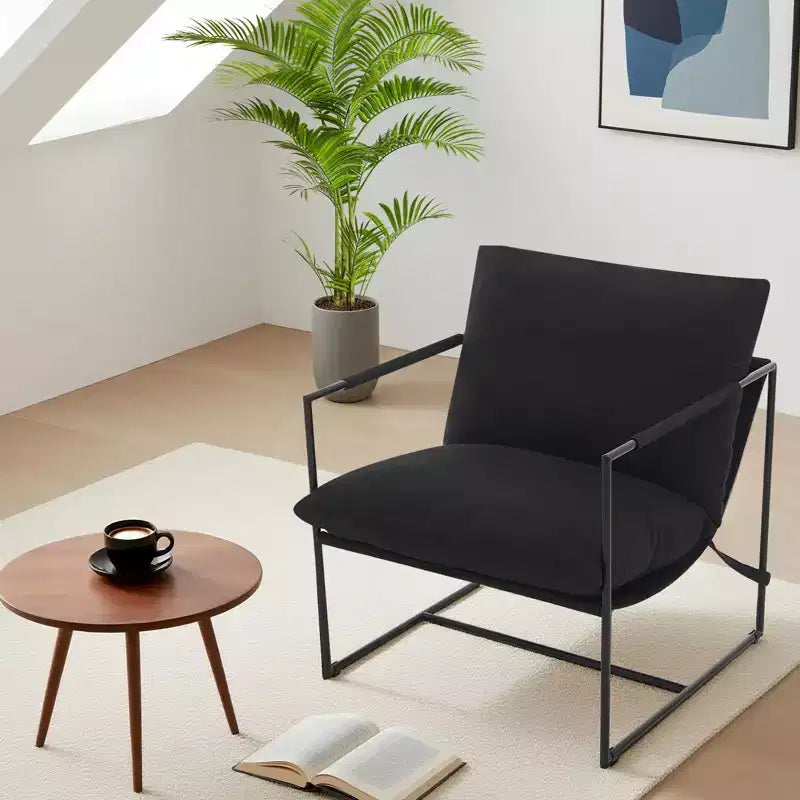 Chaise longue capitonnée