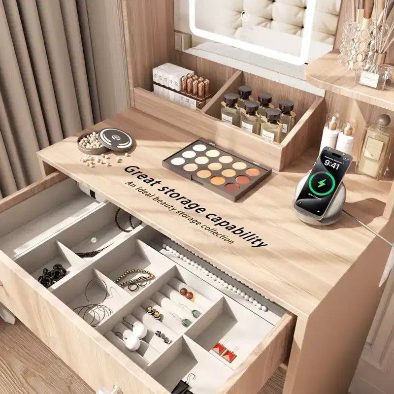 Coiffeuse en bois moderne
