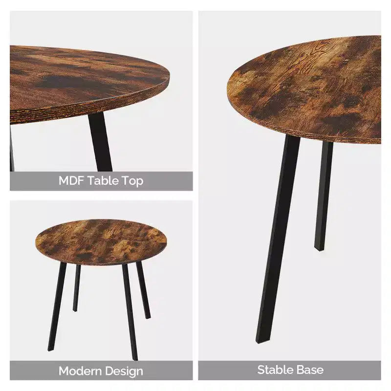 Table à manger ronde moderne