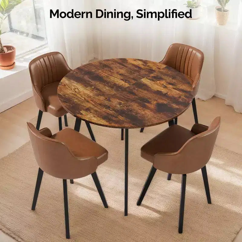 Table à manger ronde moderne