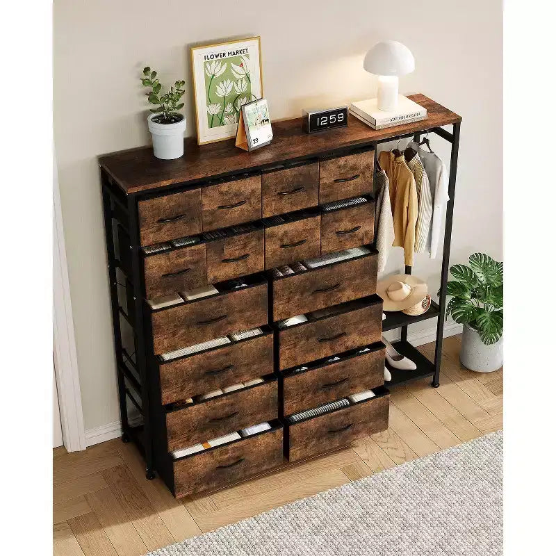 Armoire de rangement haute autoportante
