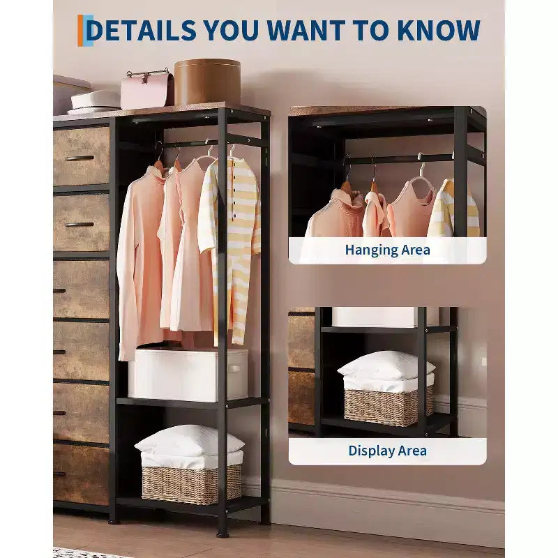 Armoire de rangement haute autoportante