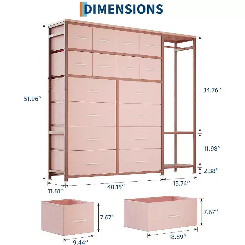 Armoire de rangement haute autoportante