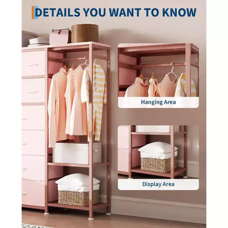 Armoire de rangement haute autoportante