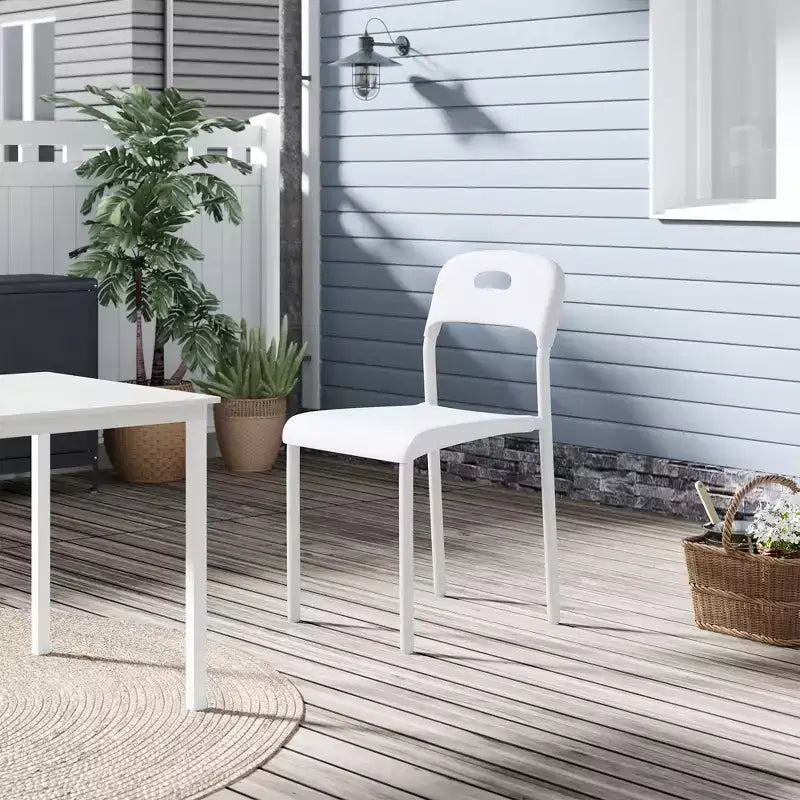 Chaises de salle à manger, chaises de cuisine empilables